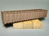 Kit for assembly of Soviet half wagon 12-532 HO scale